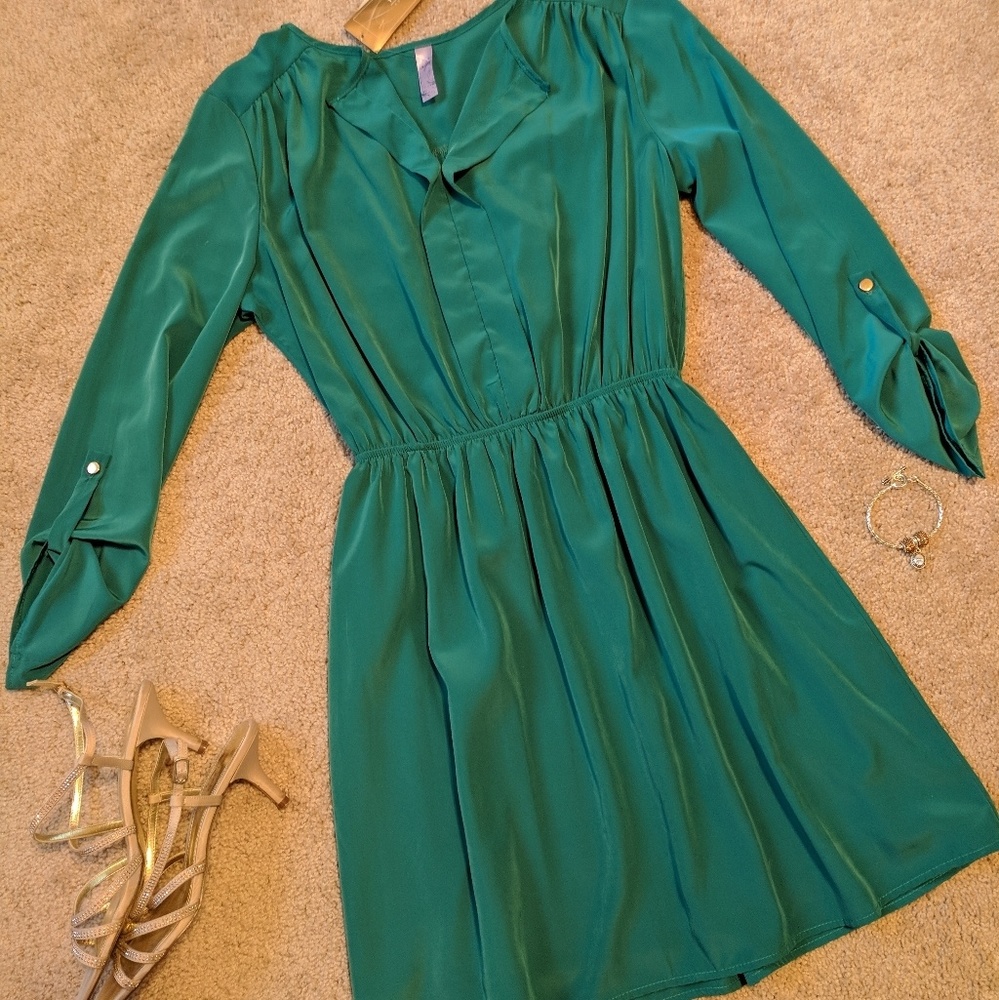 NWT Francesca's Alya Jade Dress